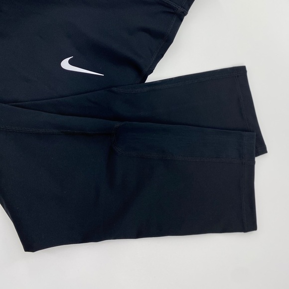 Nike Power Epic Run ’Black’ Tight Fit Running Leggings Woman’s Size Small - Picture 2 of 6